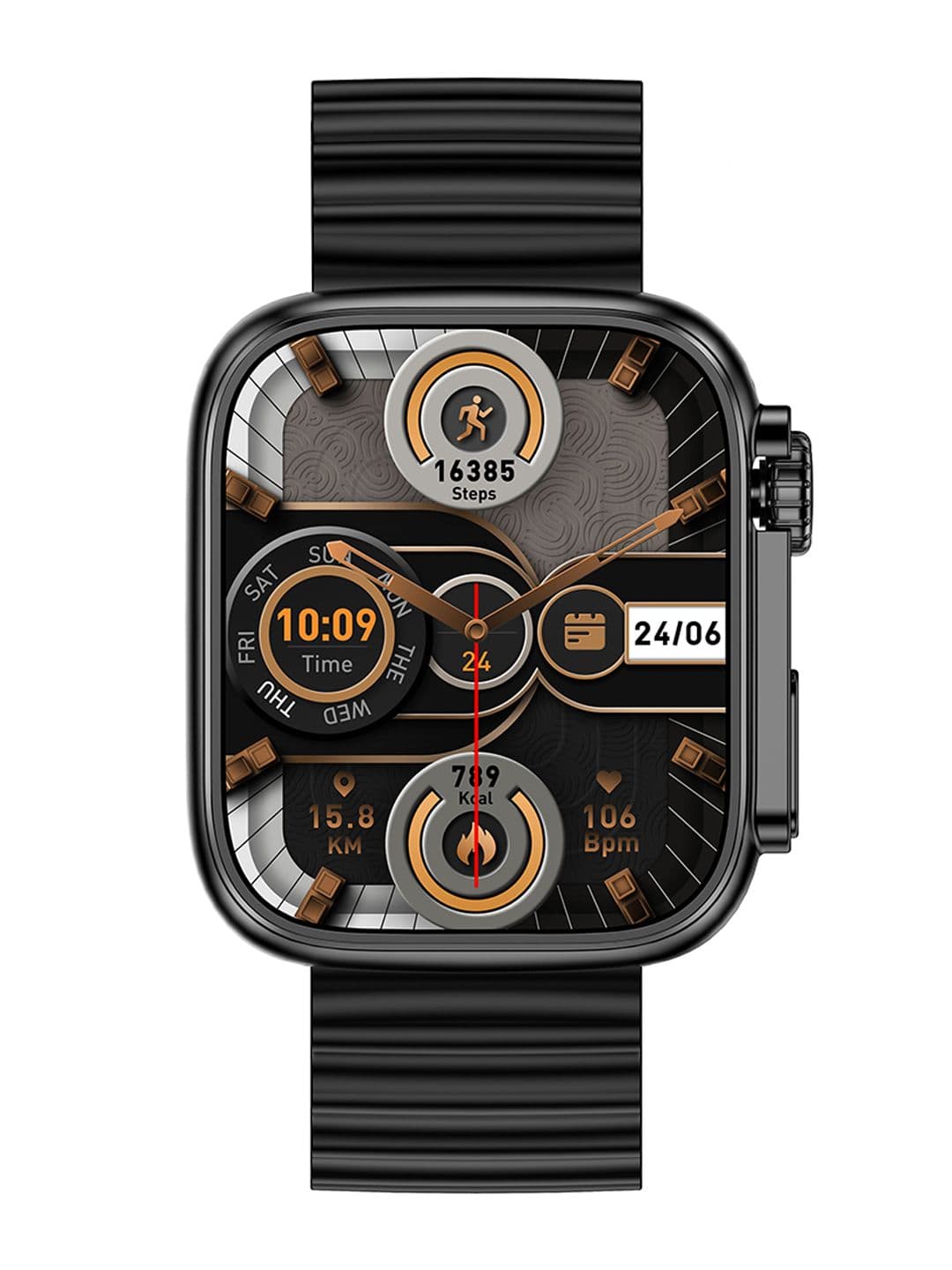 Timex iConnect Edge 1.83"(4.64 cm) Display with BT Calling Smartwatch TWIXW700T - view 1
