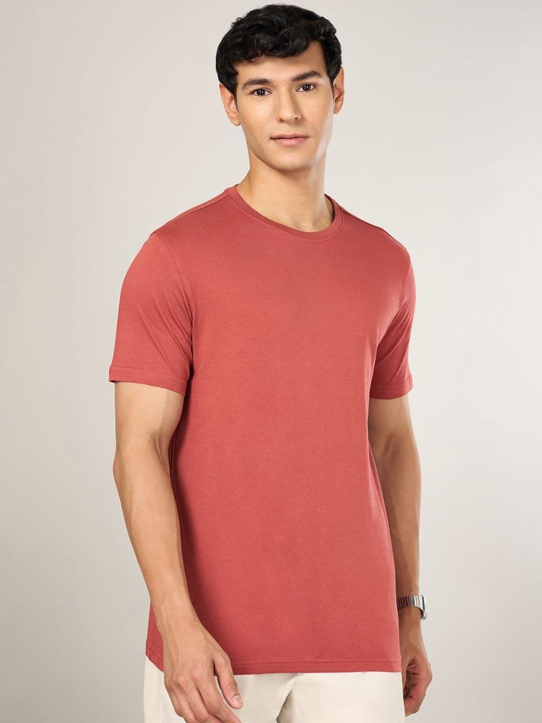 BYFORD by Pantaloons Men Pockets Slim Fit T-shirt - view 1