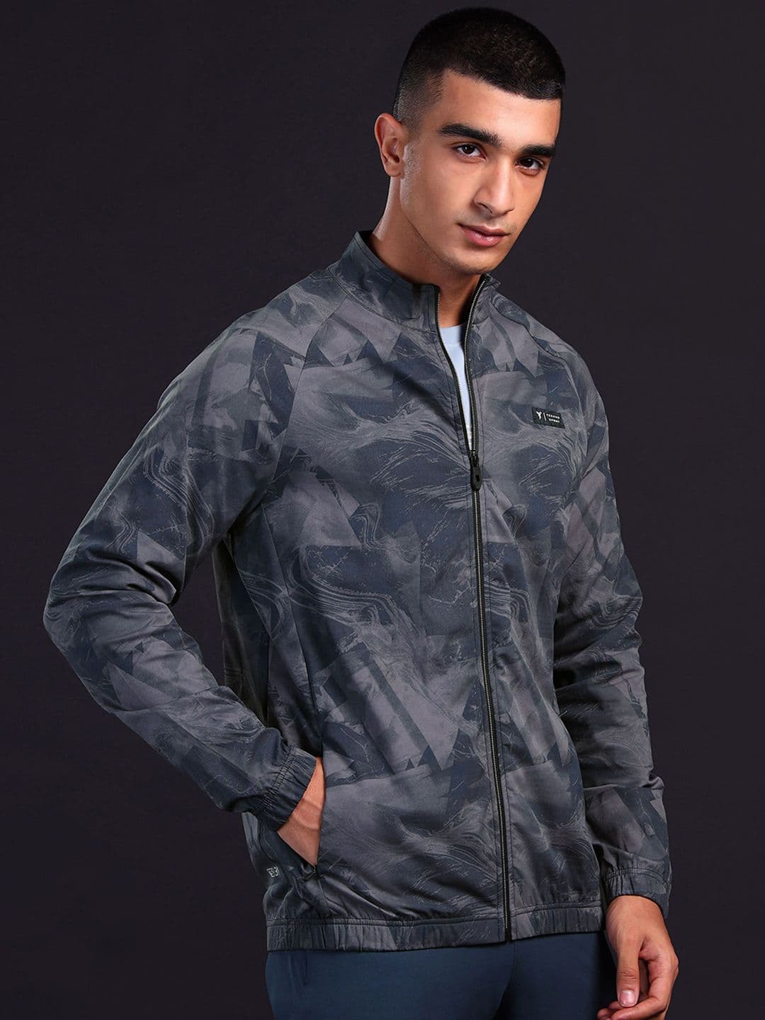 Technosport Men Camouflage Polyester Lightweight Outdoor Sporty Jacket - view 1