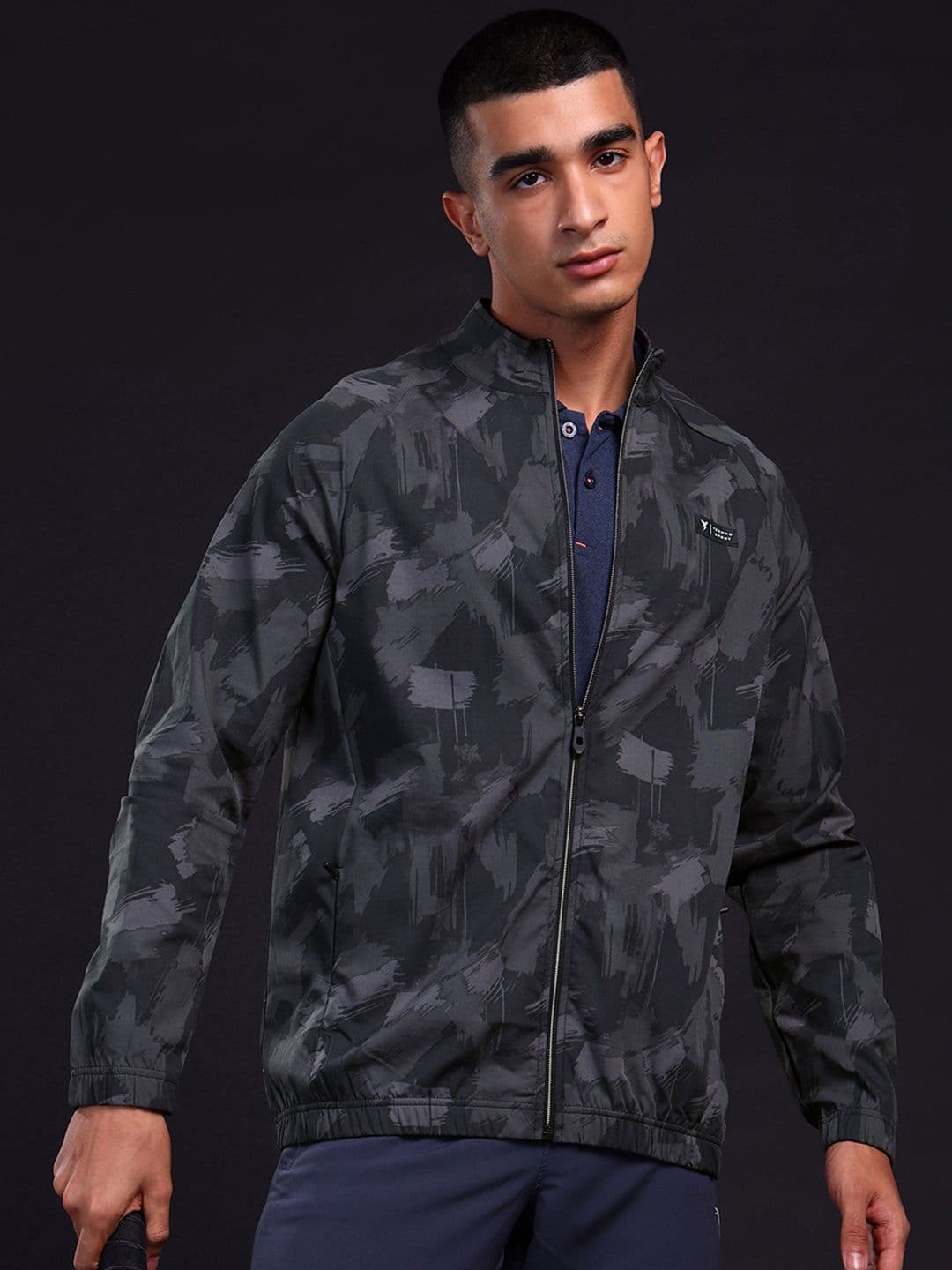 Technosport Men Camouflage Polyester Lightweight Outdoor Sporty Jacket - view 1