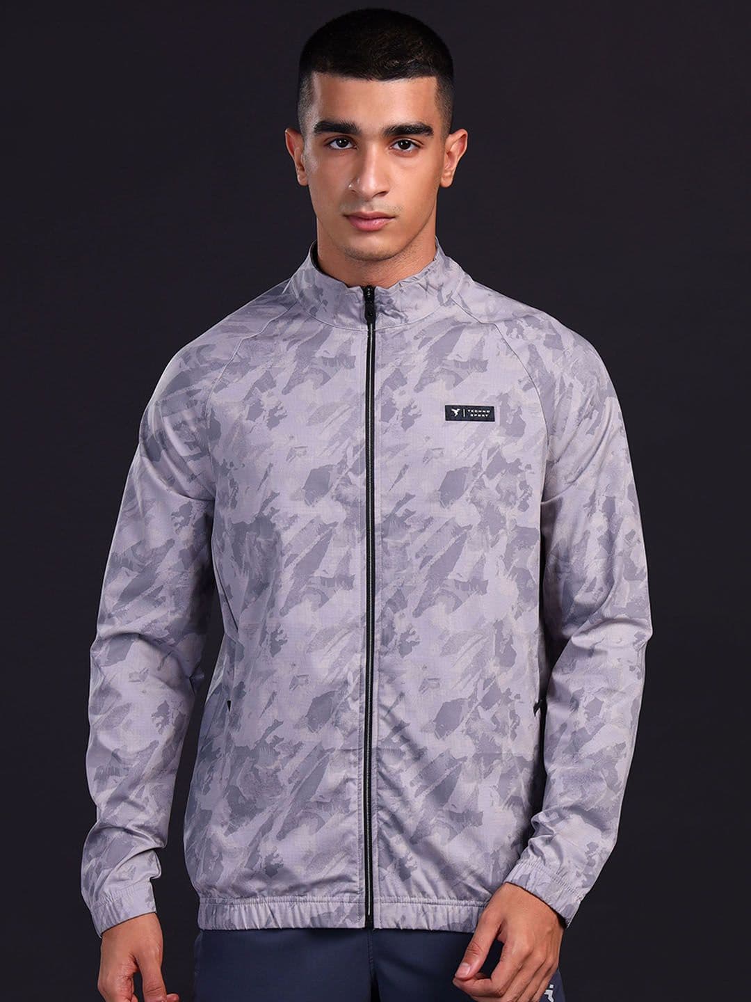 Technosport Men Camouflage Polyester Lightweight Outdoor Sporty Jacket - view 1