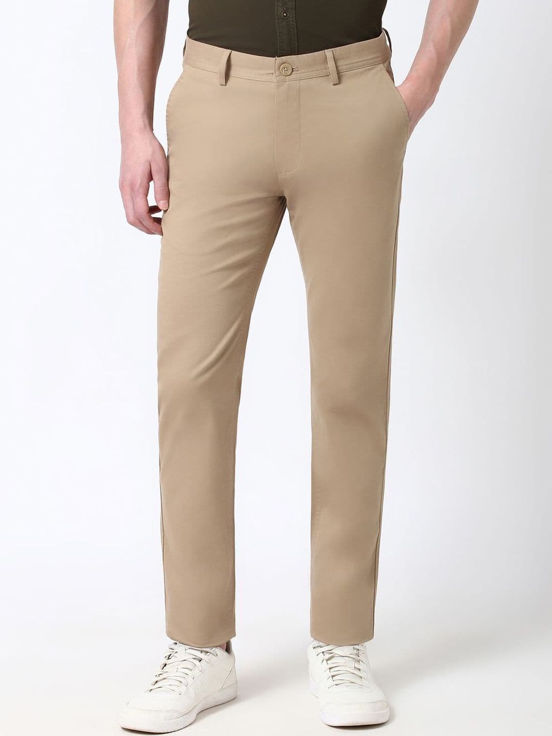 Peter England Casuals Men Super Slim Fit Formal Trousers - view 1