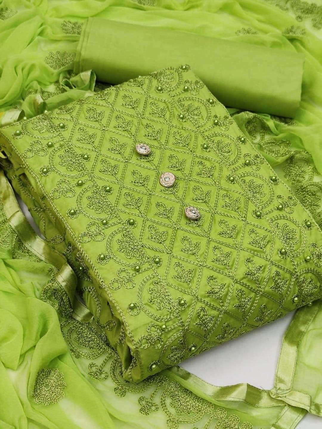 Suha Unstitched Dress Material - view 1