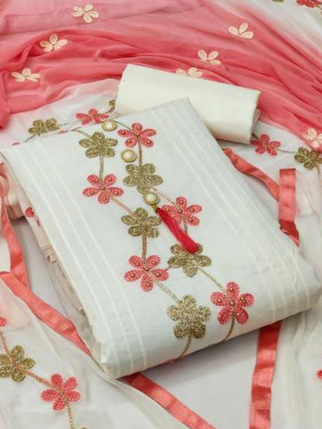 Suha Unstitched Dress Material - view 1
