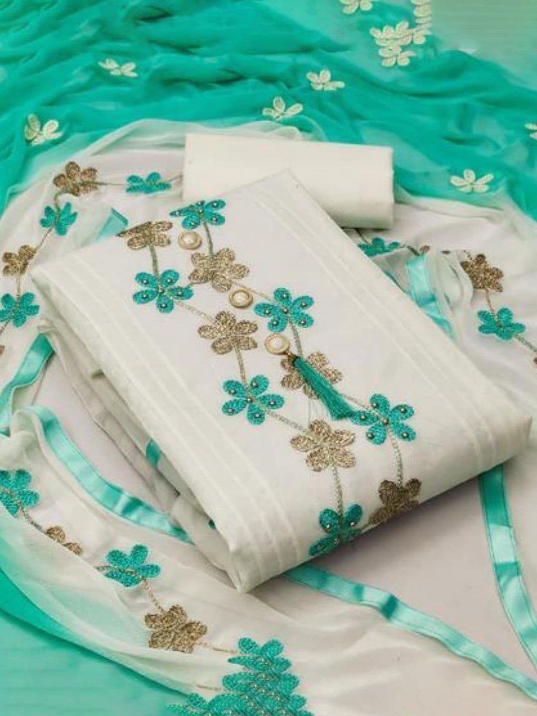 Suha Unstitched Dress Material - view 1