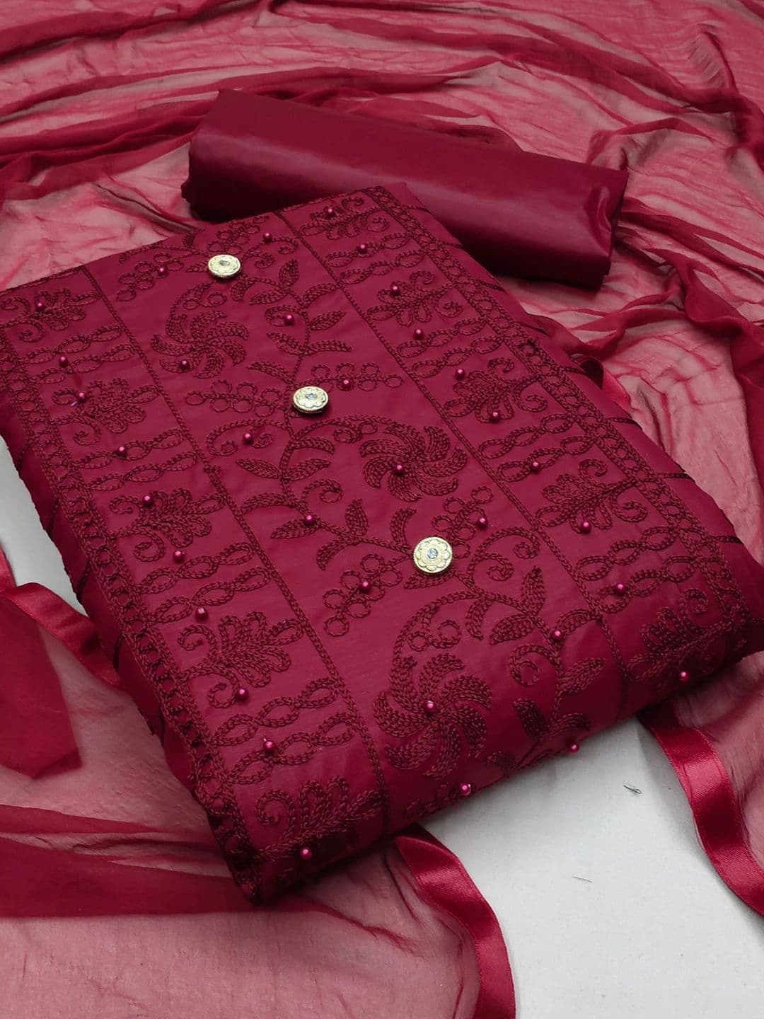 Suha Unstitched Dress Material - view 1