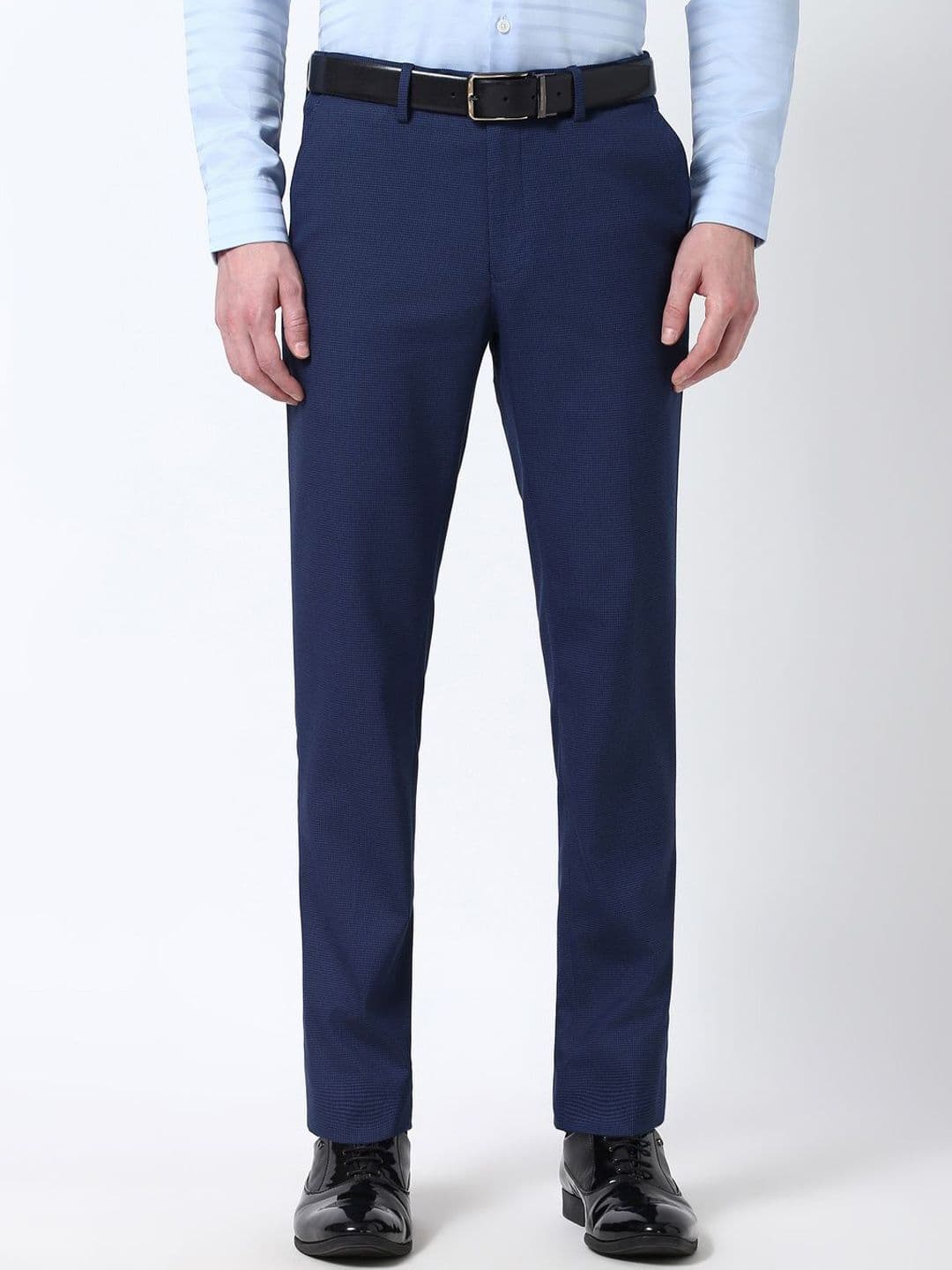 Peter England Men Slim Fit Formal Trousers - view 1