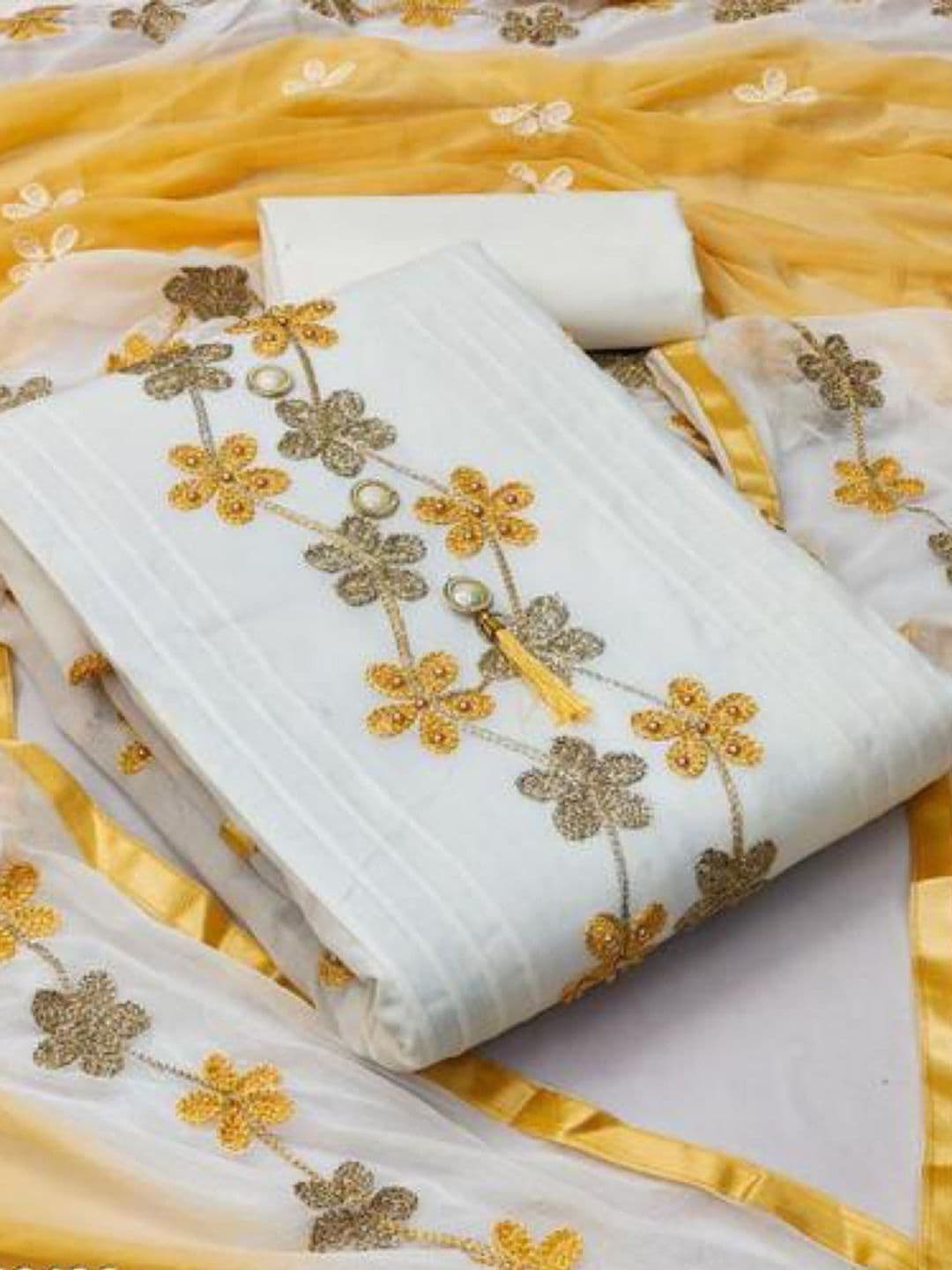 Suha Unstitched Dress Material - view 1