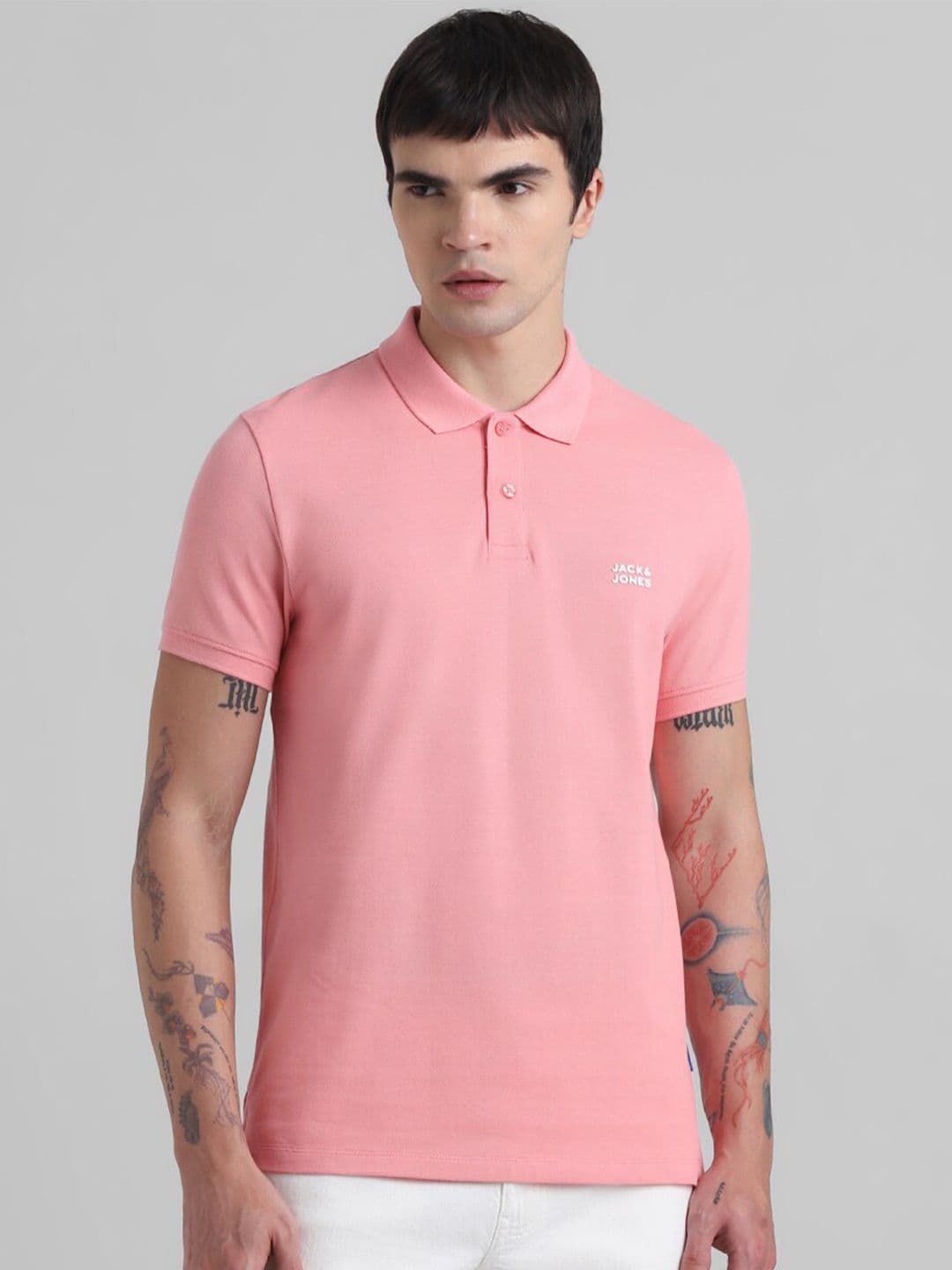 Jack & Jones Polo Collar Slim Fit T-shirt - view 1