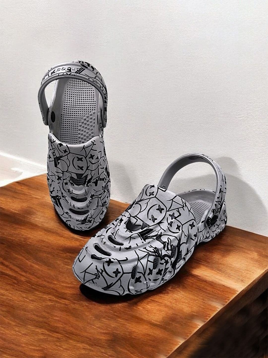 KAPYANSH Men Printed Rubber Clogs - view 1