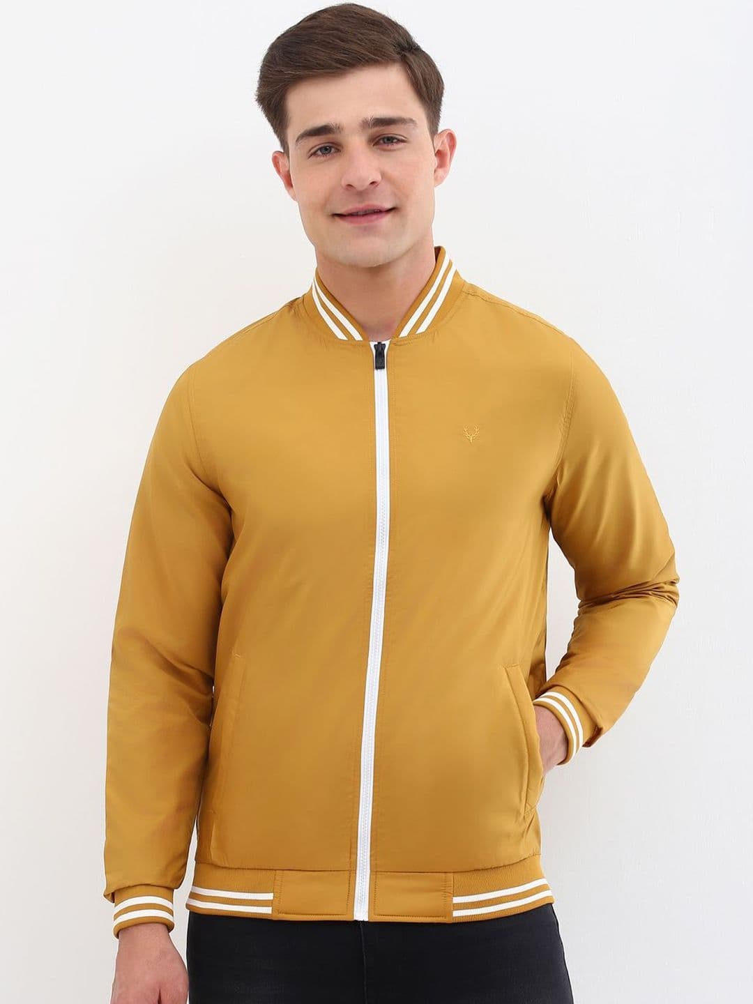 Allen Solly Men Bomber with Embroidered Jacket - view 1
