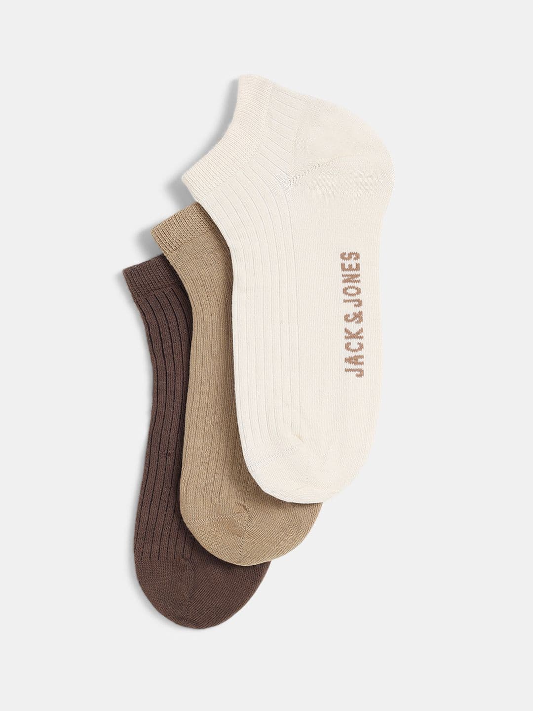 Jack & Jones Pack Of 3 Men Multicolor Ankle Length Socks - view 1