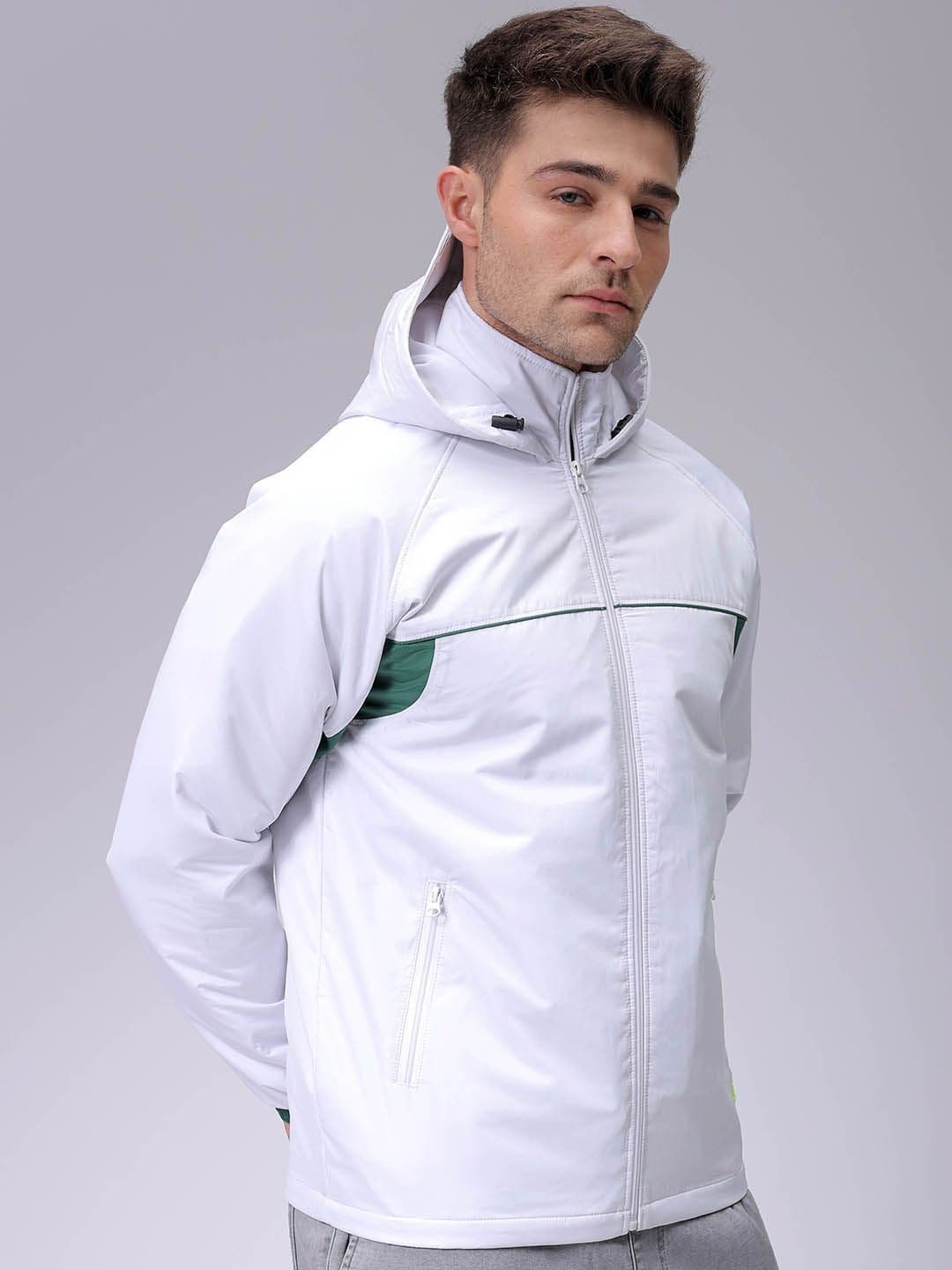 The Indian Garage Co Men Colourblocked Puffer Jacket - view 1