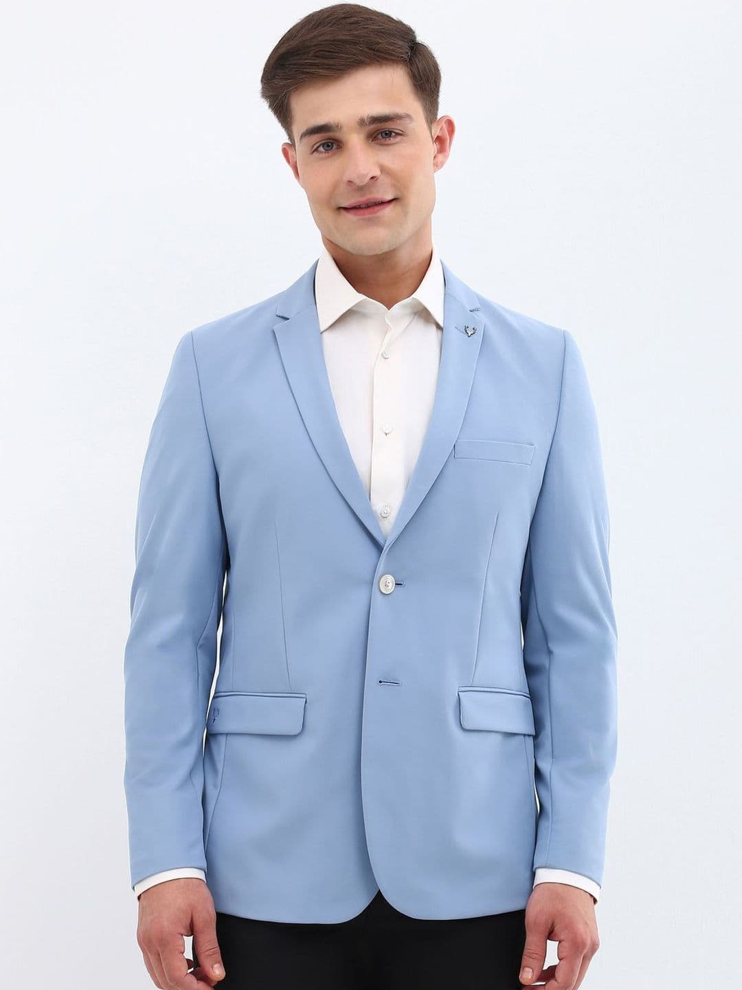 Allen Solly Men Slim Fit Single-Breasted Blazer - view 1