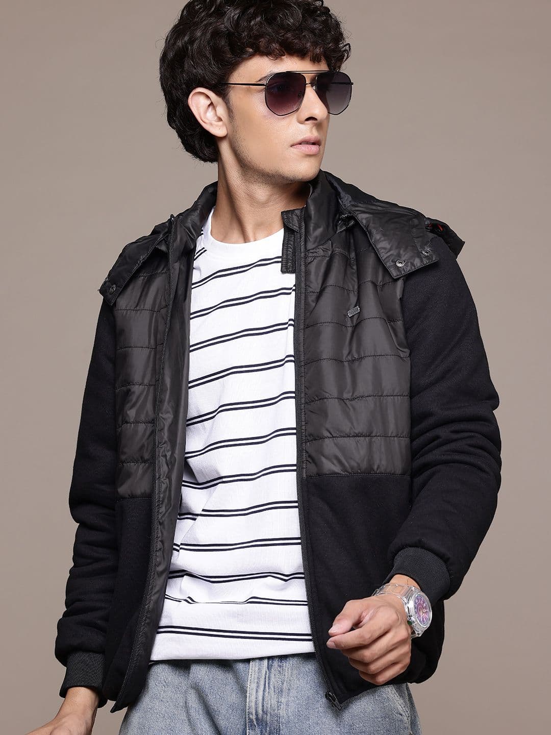 The Roadster Lifestyle Co. Men Padded Jacket - view 1