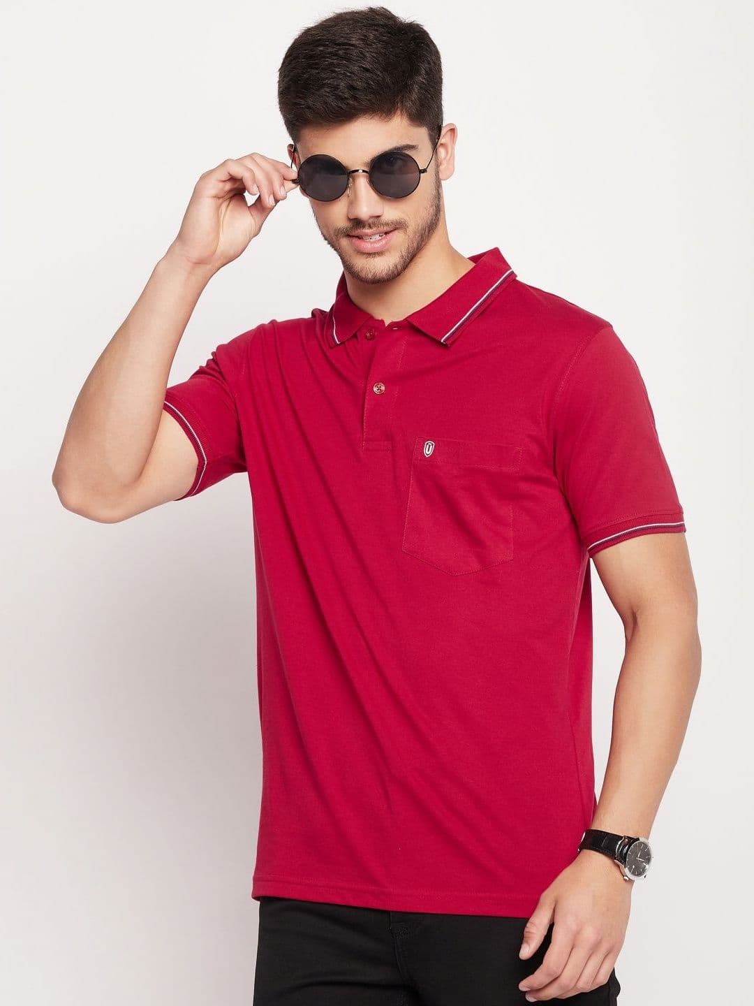 UNIBERRY Men Polo Collar T-shirt - view 1