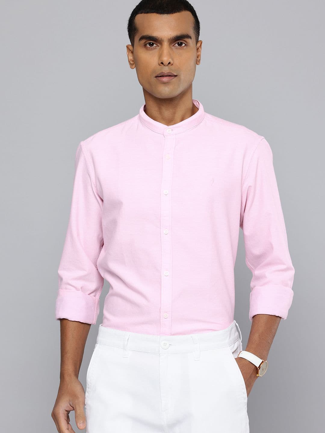 Indian Terrain Classic Slim Fit Pure Cotton Casual Shirt - view 1