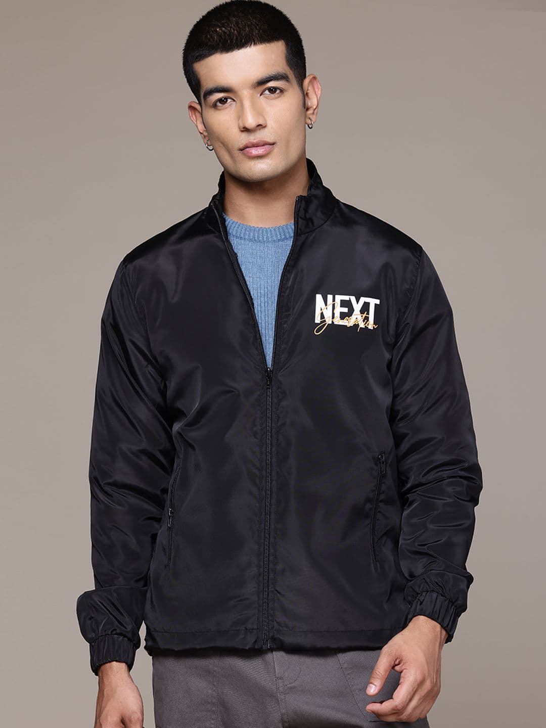 The Roadster Lifestyle Co. Typography Print Tailored Jacket - view 1