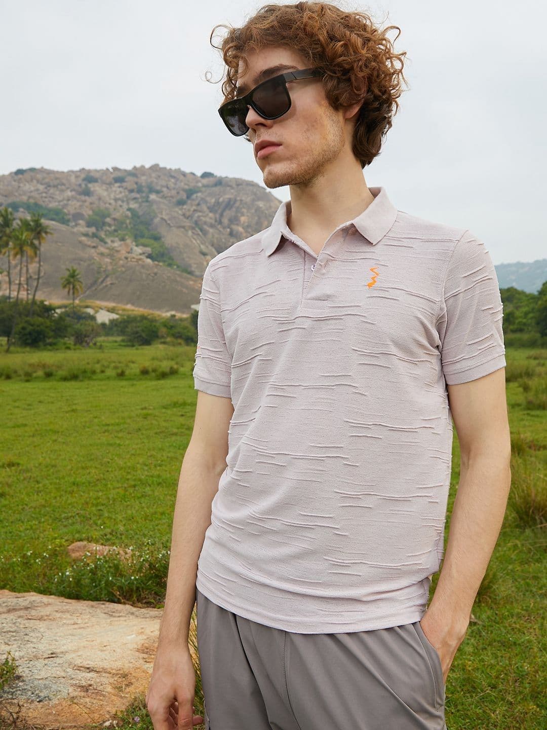 CAHOOT Men Polo Collar Pockets T-shirt - view 1
