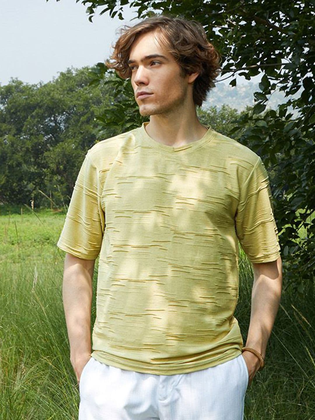 CAHOOT Men Extended Sleeves Pockets T-shirt - view 1