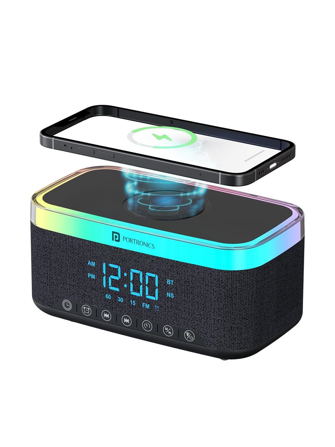 Portronics Trifusion 16W HD Sound Bluetooth Speaker With 15W Wireless Charging - view 1