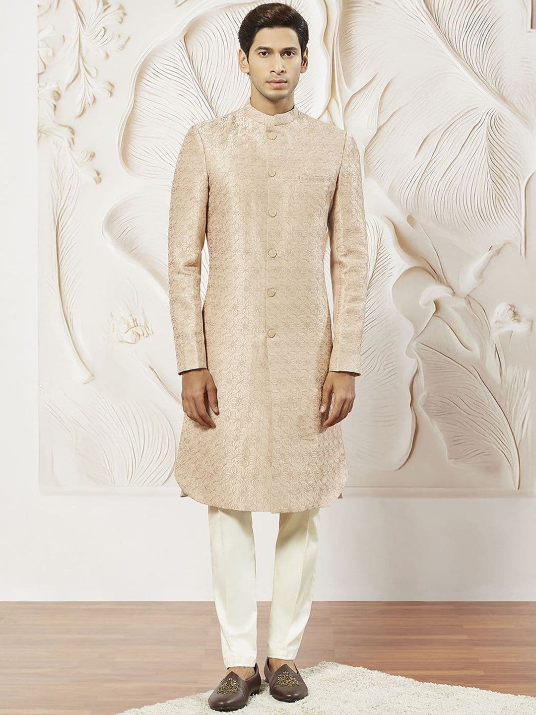 VASTRAMAY Embroidered Sherwani Set - view 1