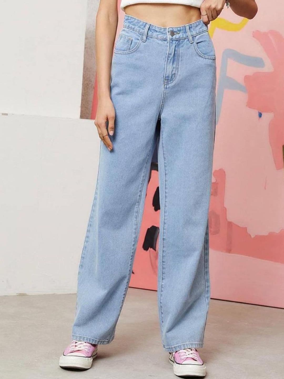 Kotty Women Straight Fit High-Rise Stretchable Jeans - view 1