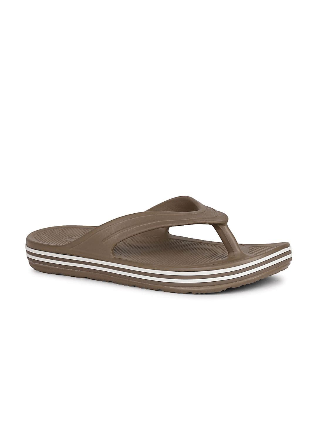 Aqualite Men Striped Rubber Thong Flip-Flops - view 1