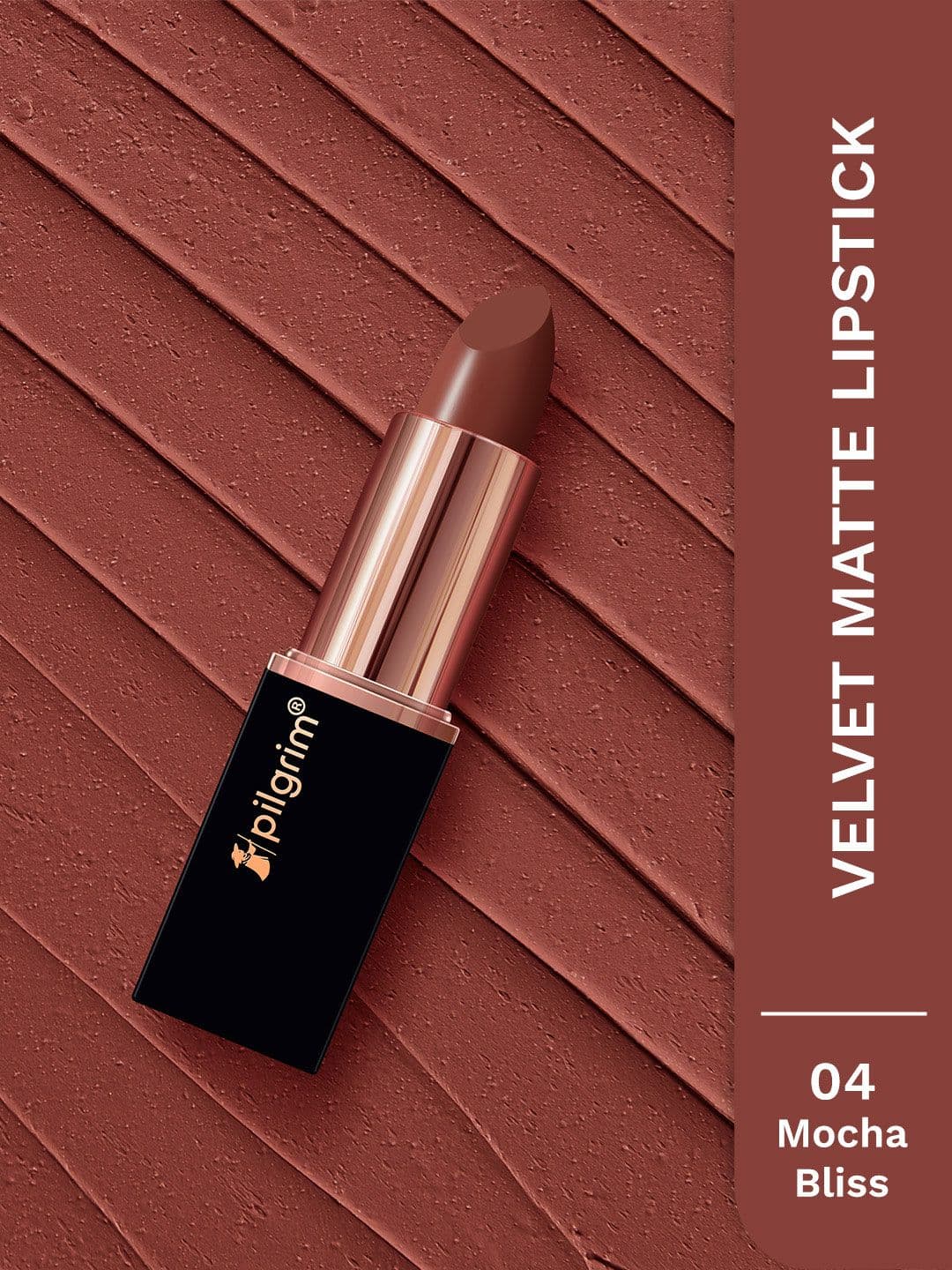 Pilgrim Matte Bullet Intense Colour Transferproof & Smudgeproof Lipstick - Mocha Bliss 04 - view 1