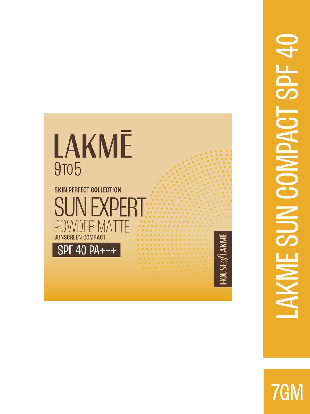 Lakme Sun Expert SPF 40 PA+++ Ultra Matte Compact With Vitamin E & Iron Oxides - 7g - view 1