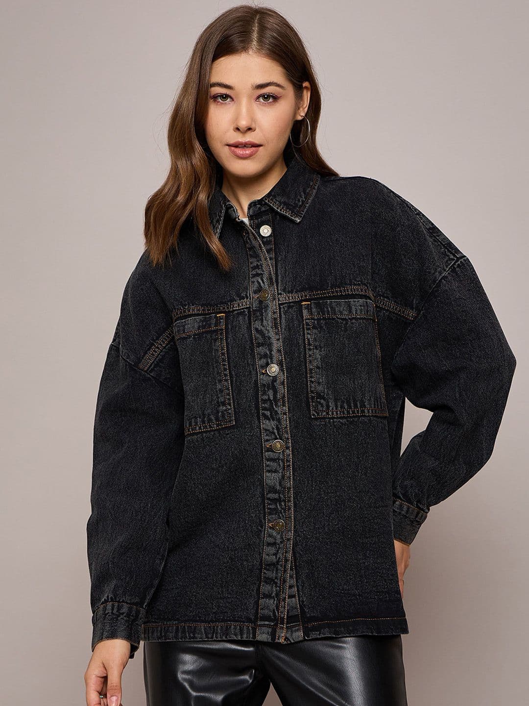 SASSAFRAS BASICS Women Longline Denim Jacket - view 1