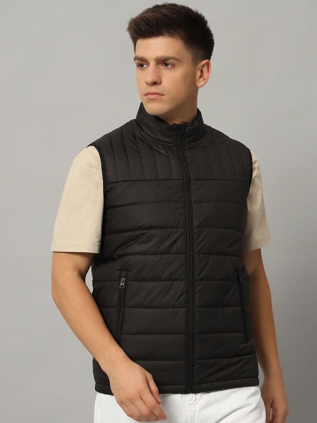 AR-FIT Men Solid Lightweight Padded Jacket - view 1