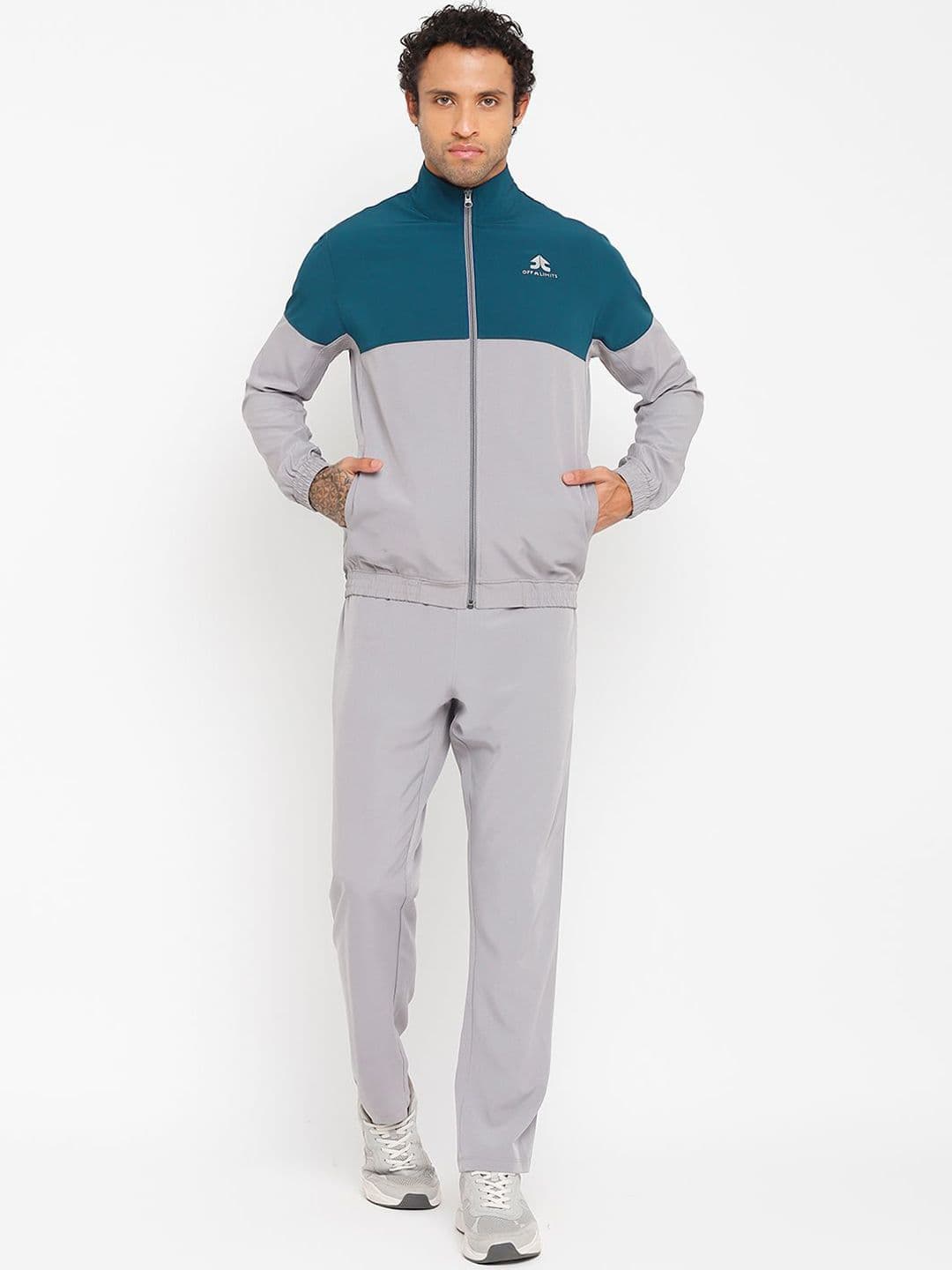 OFF LIMITS Men Brand Name Printed Long Sleeve Tracksuits - view 1