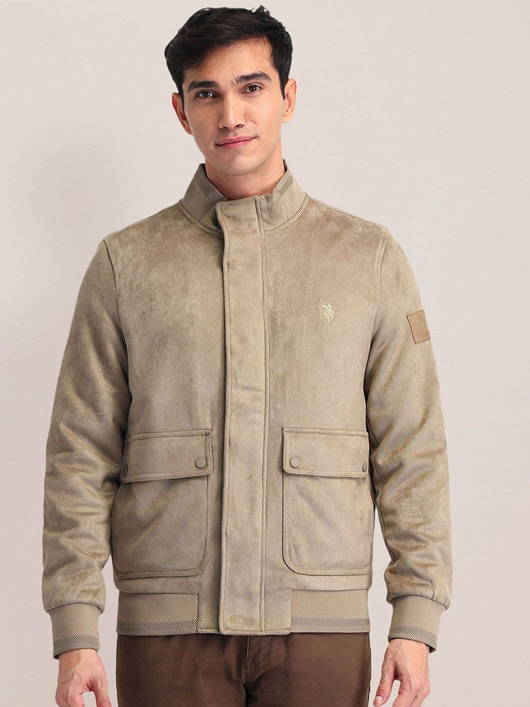 U.S. Polo Assn. Men Suede Tailored Jacket - view 1