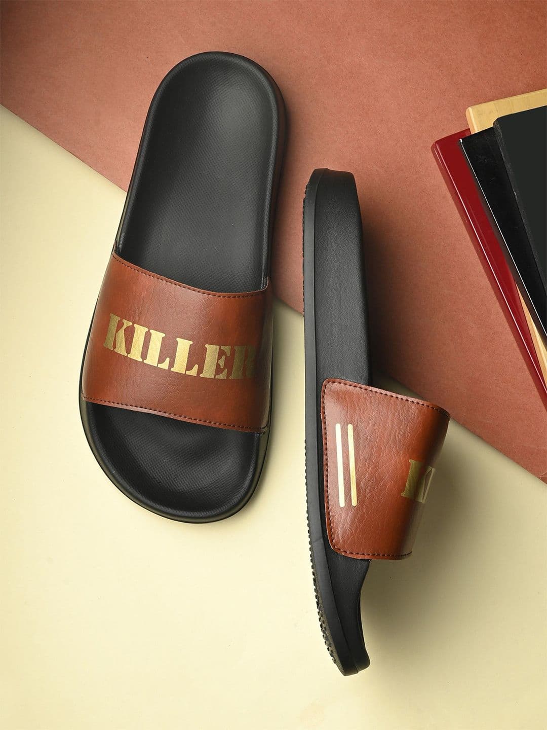Killer Men Printed Sliders - view 1