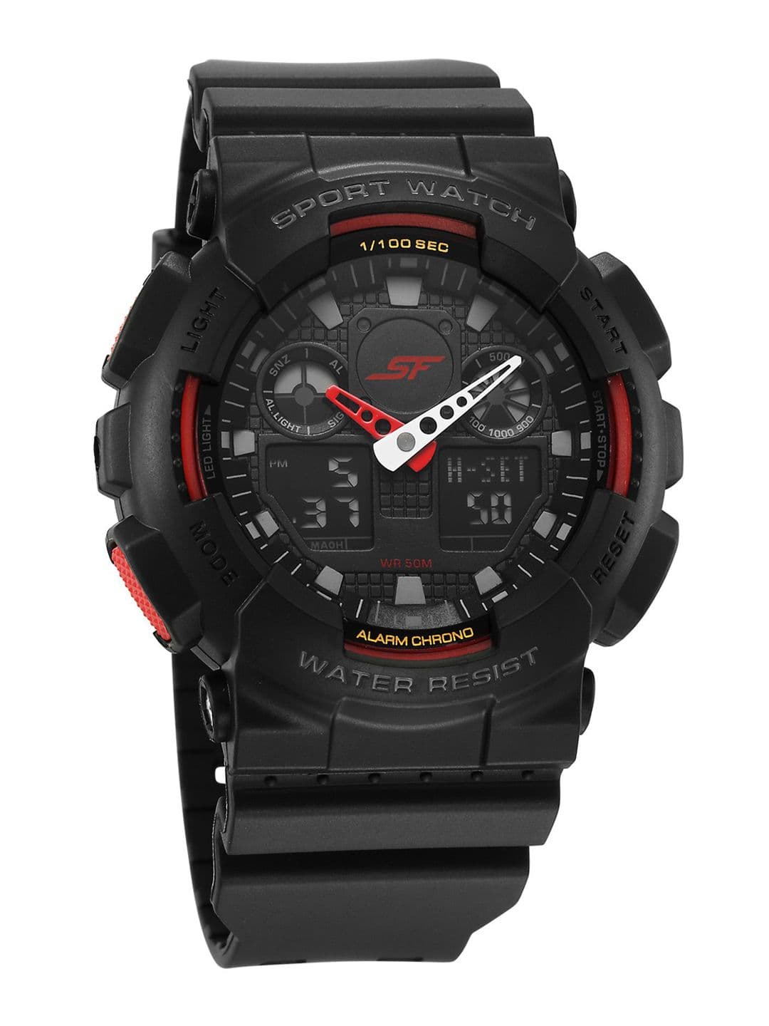 Sonata Sf Vigour Quartz Analog Digital With Black Dial Unisex Watch - Nt87058pp02 - view 1