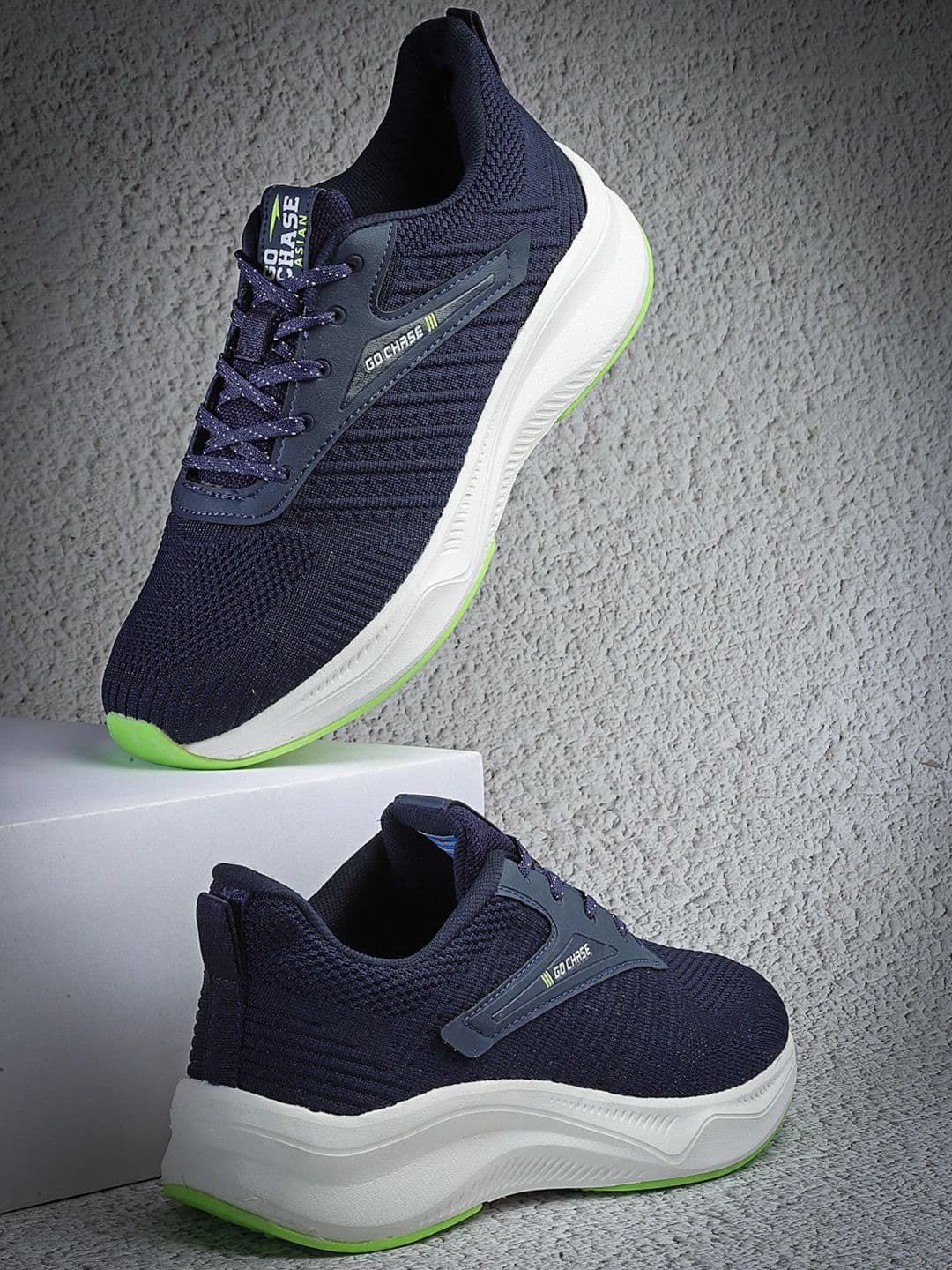 ASIAN Men Mesh Running Non-Marking Lace-Ups Shoes - view 1