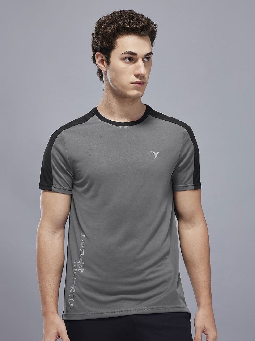 Technosport Men Anti Static Slim Fit T-shirt - view 1