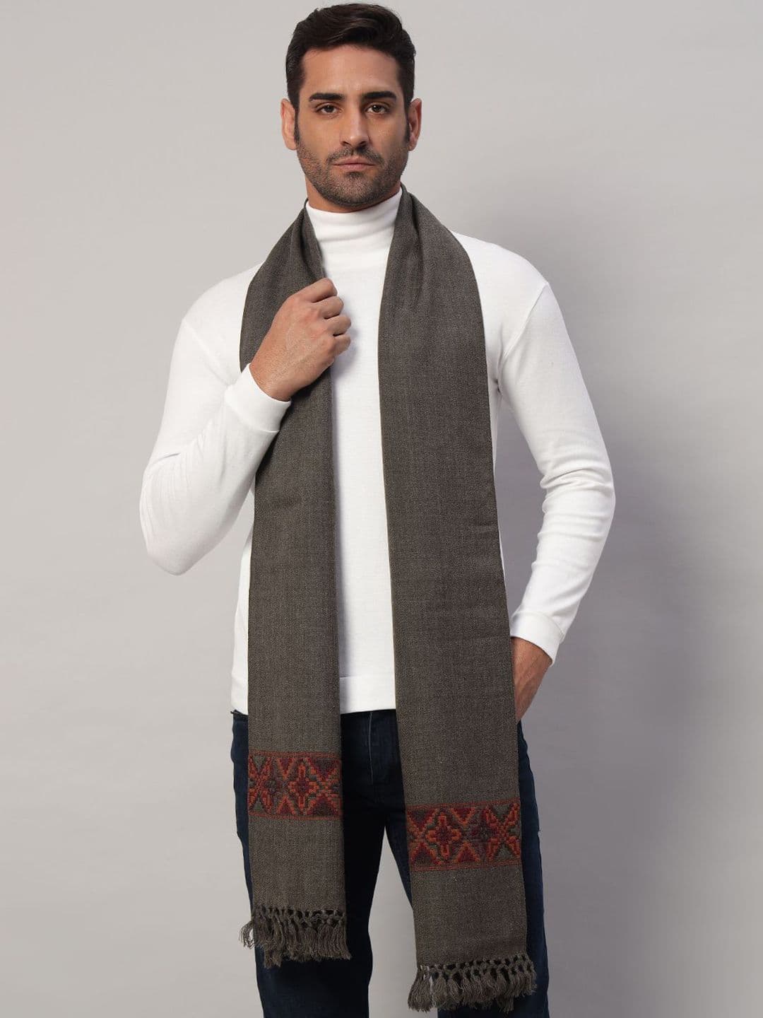 HANDICRAFT PALACE Men Merino Wool Mufflers - view 1