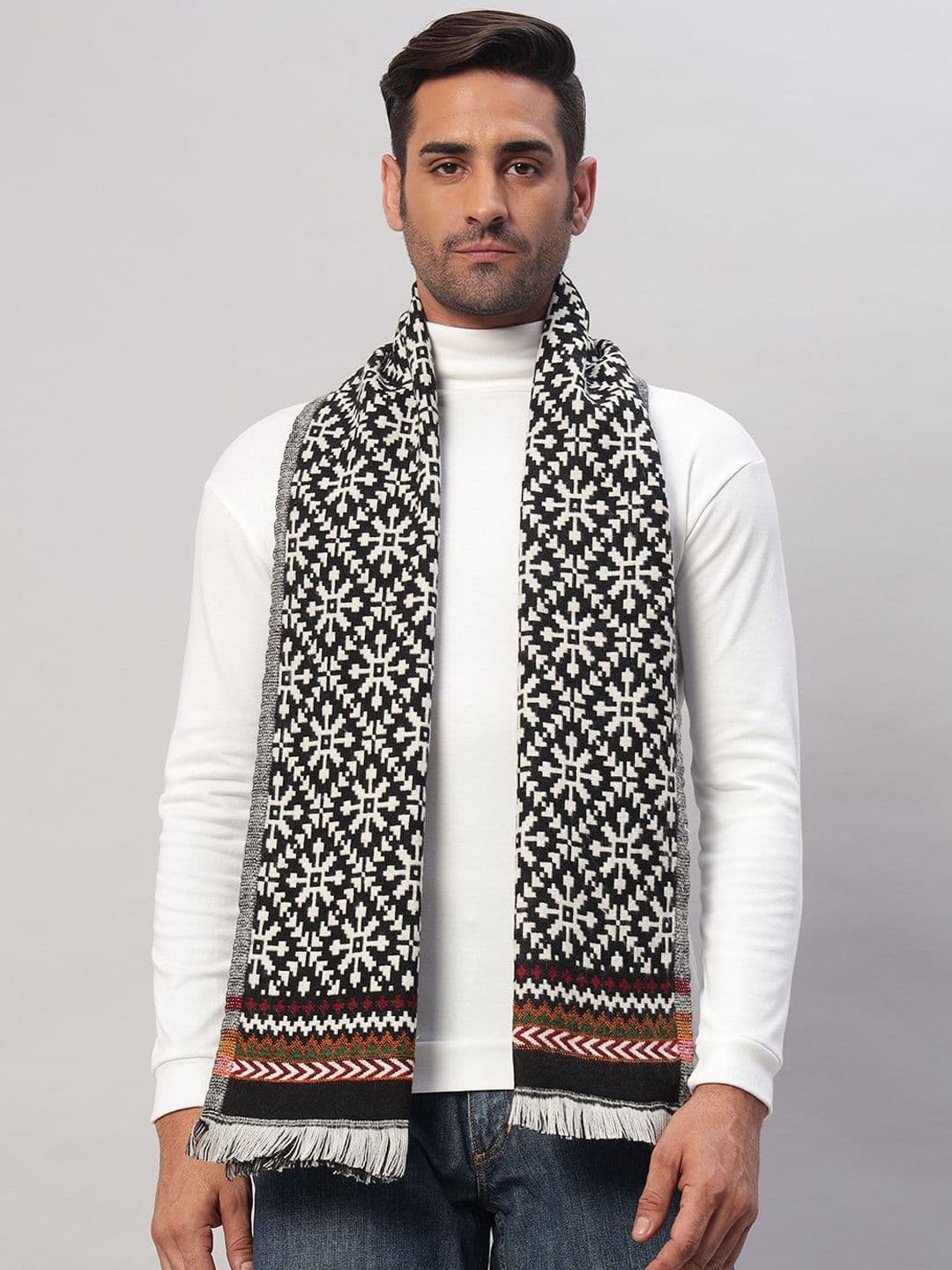 HANDICRAFT PALACE Men Reversible Winter Mufflers - view 1