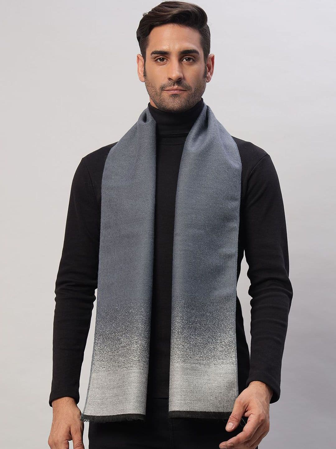 HANDICRAFT PALACE Men Winter Self Design Merino Wool Mufflers - view 1
