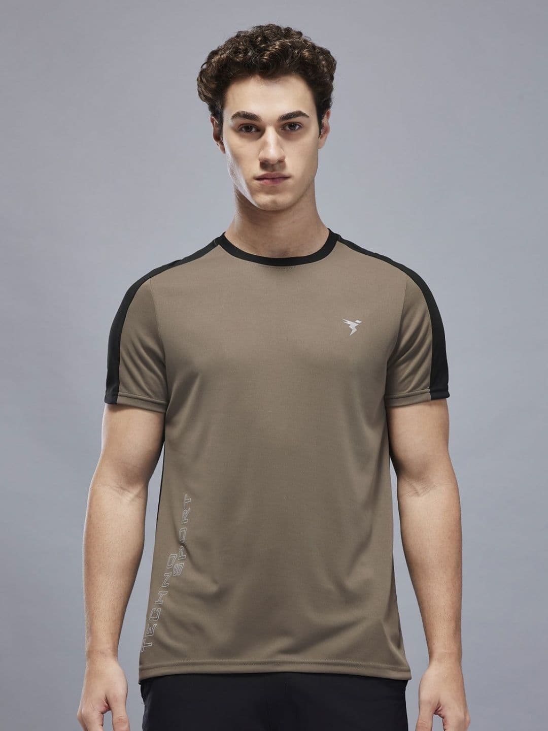 Technosport Men Anti Static Slim Fit T-shirt - view 1
