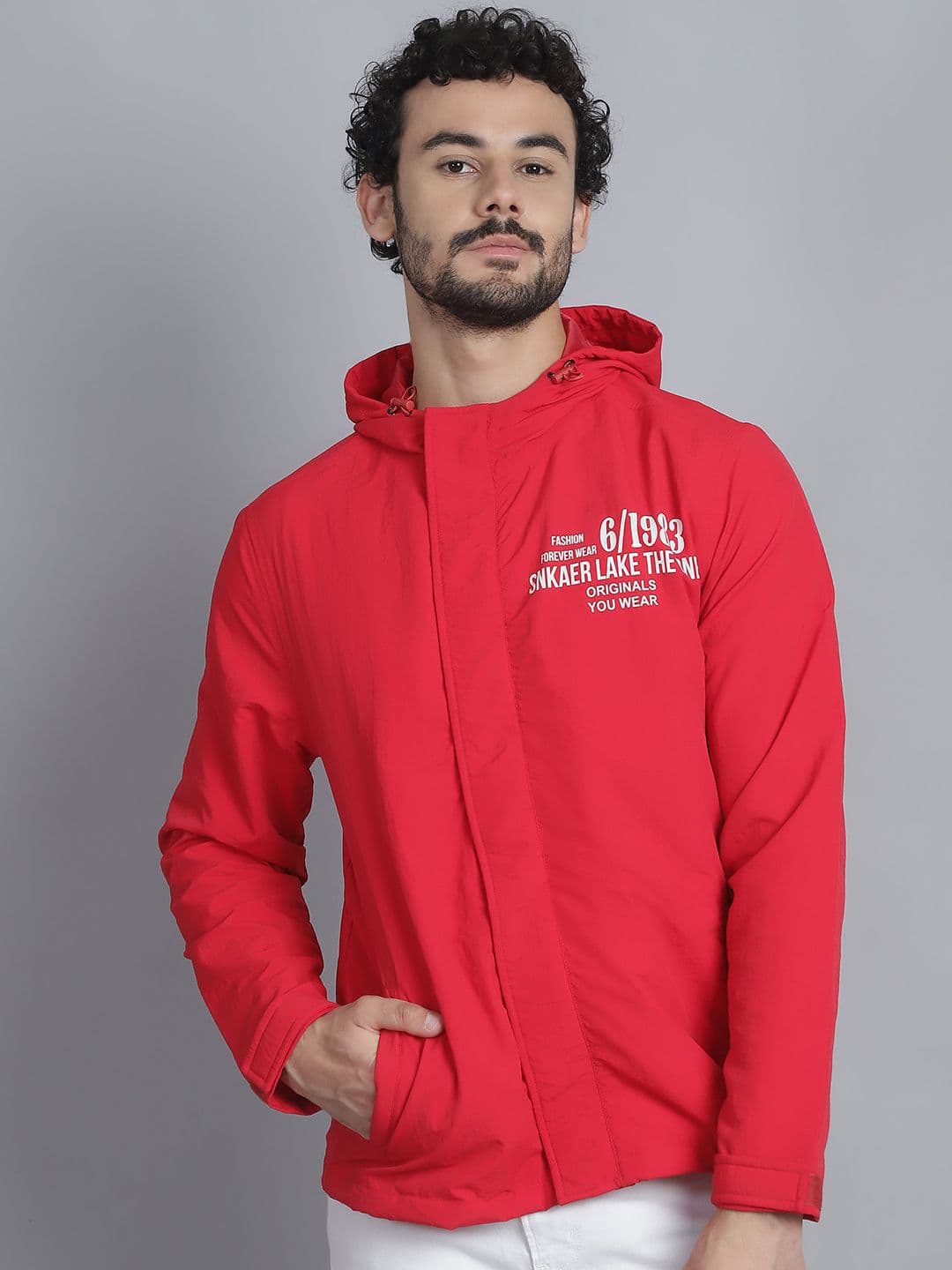 HOUSE OF VEDAS Men Hooded Solid Casual Padded Jacket - view 1