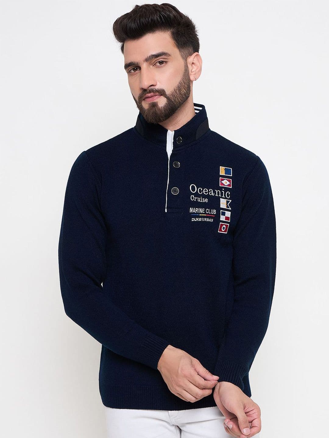 Duke Men Long Sleeves Pullover - view 1