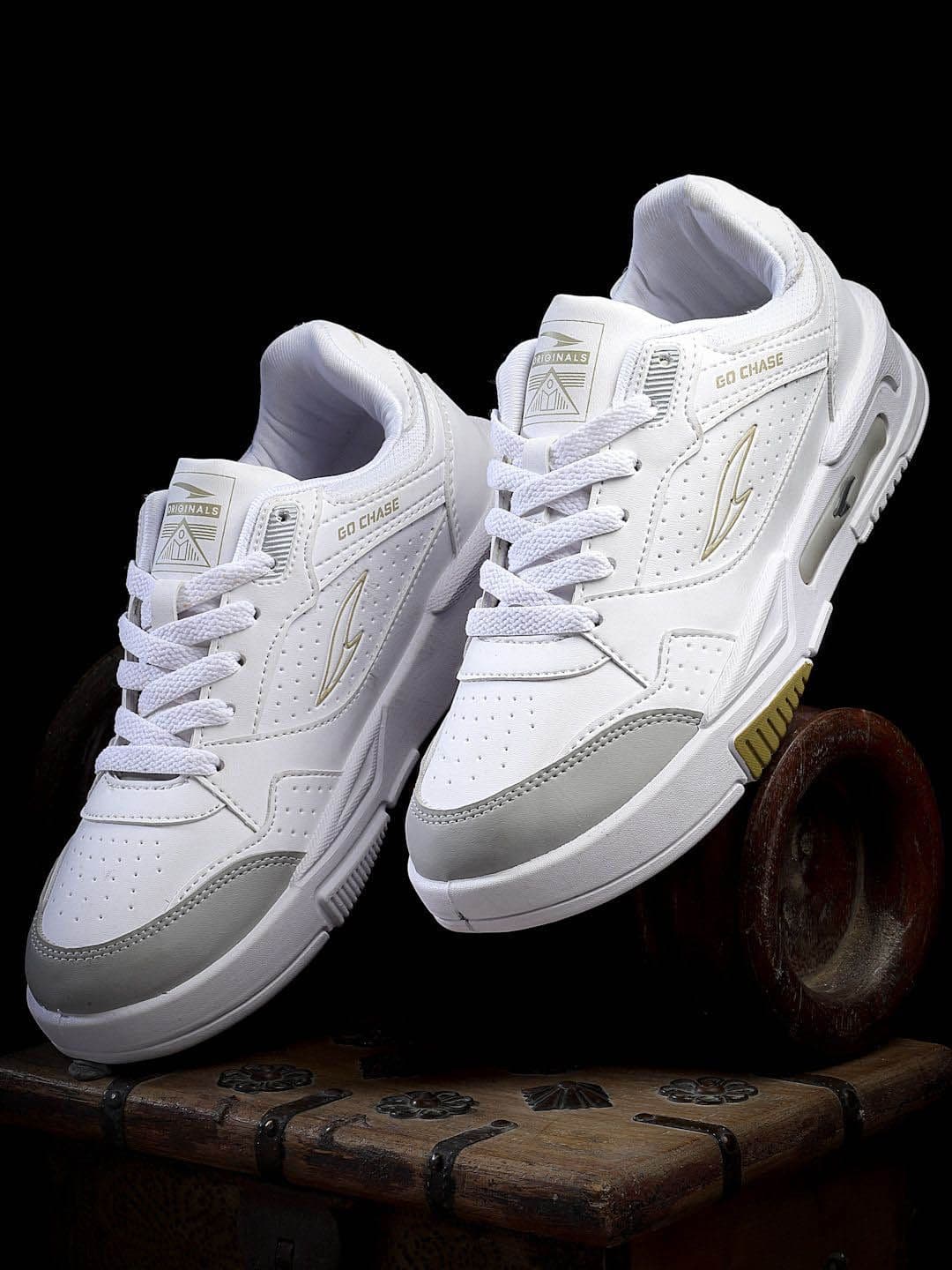 ASIAN Men Colourblocked Lace-Ups Round Toe Sneakers - view 1