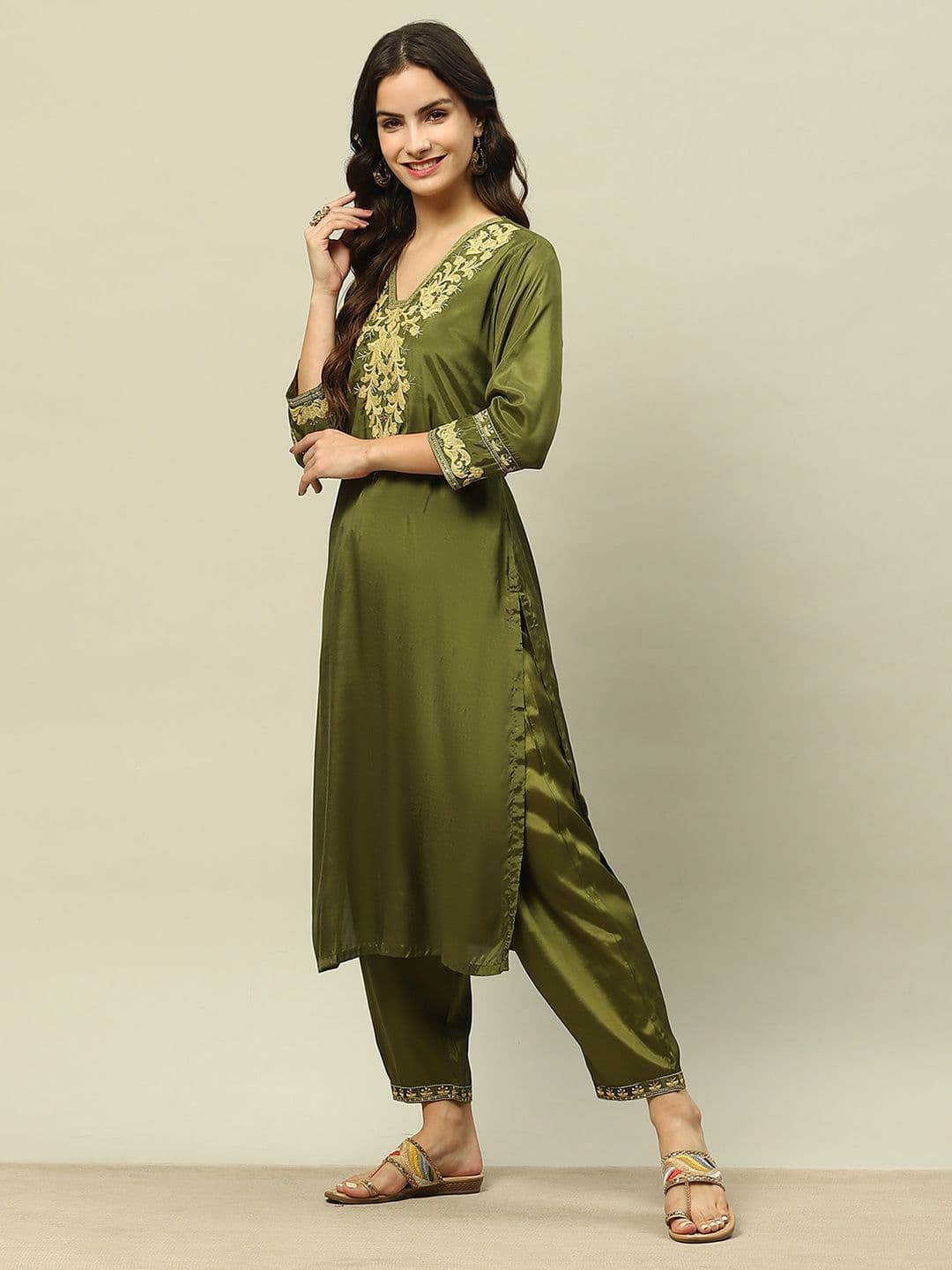 Rangriti Women Ethnic Palazzos - view 1