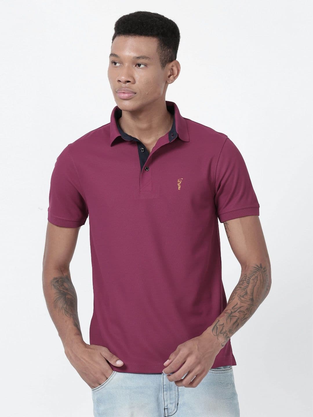 STELLERS Men Regular Fit Polo Collar T-shirt - view 1