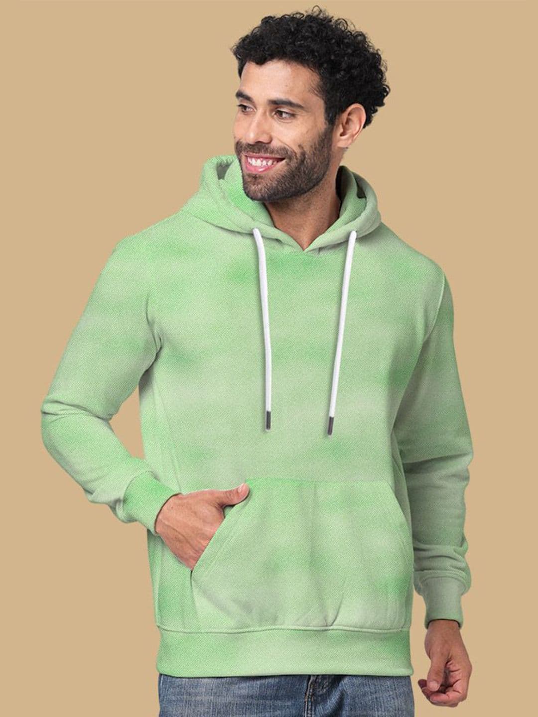 Wear Your Opinion Printed Fleece Hooded Sweatshirt - view 1