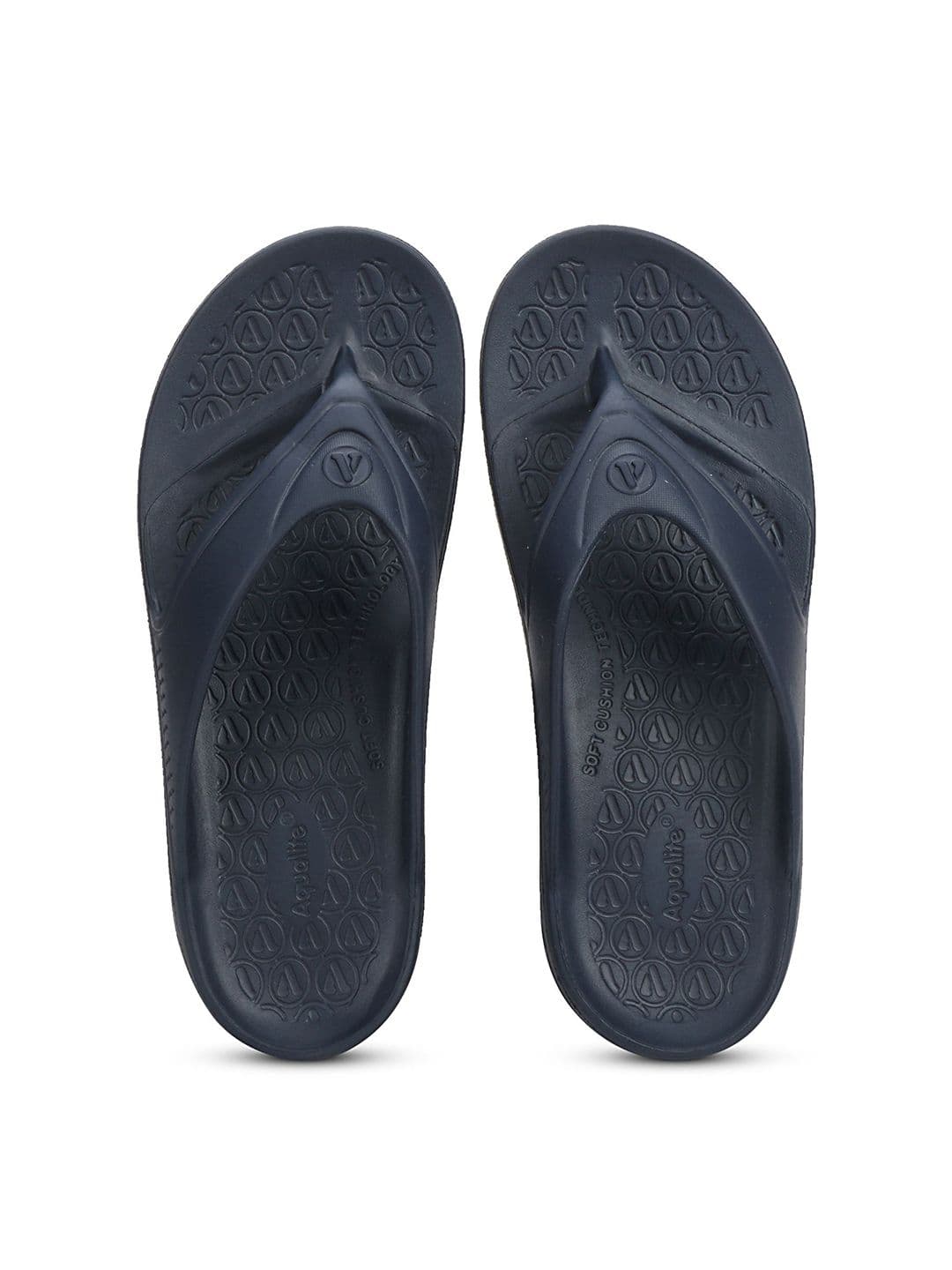 Aqualite Men Self Design Thong Flip-Flops - view 1