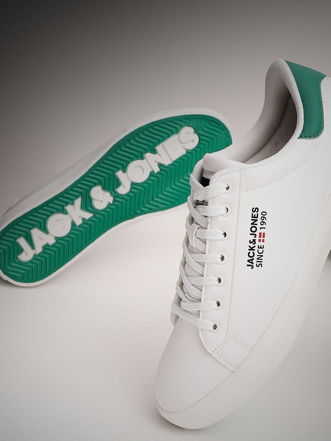 Jack & Jones Men Colourblocked Mid-Top Sneakers - view 1